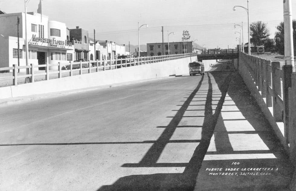 El puente que resolvió problema vial en 1953 en Saltillo 1 El puente que resolvió problema vial en 1953 en Saltillo 1