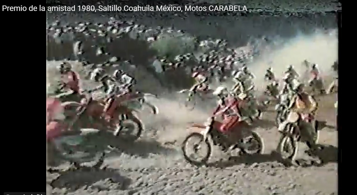 Video del Gran Premio de la Amistad de Motocross en Saltillo durante 1980 1