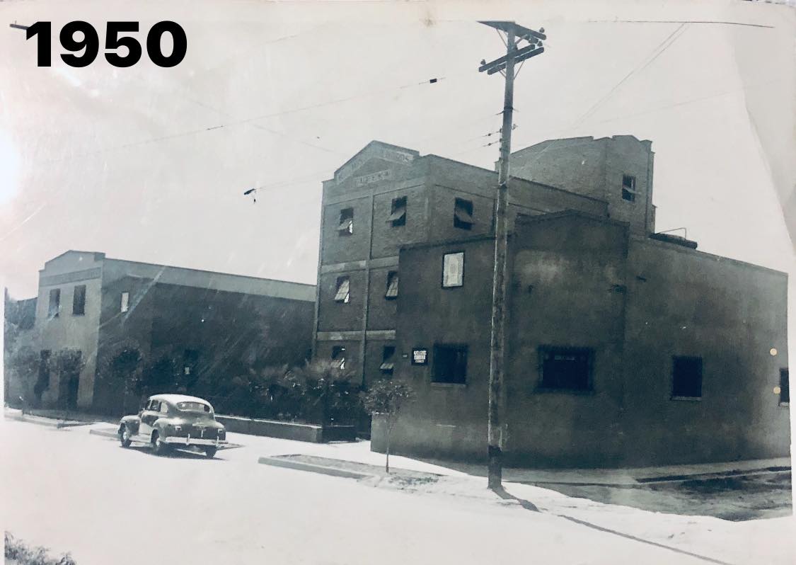 Esquina de Purcell y Presidente Cárdenas en 1950 1 Esquina de Purcell y Presidente Cárdenas en 1950 1