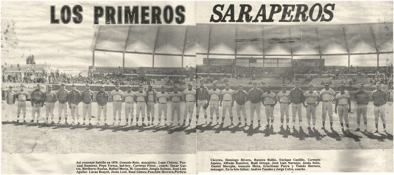 Saraperos de Saltillo: Temporada 1970 — El año que todo empezó 1 Saraperos de Saltillo: Temporada 1970 — El año que todo empezó 1