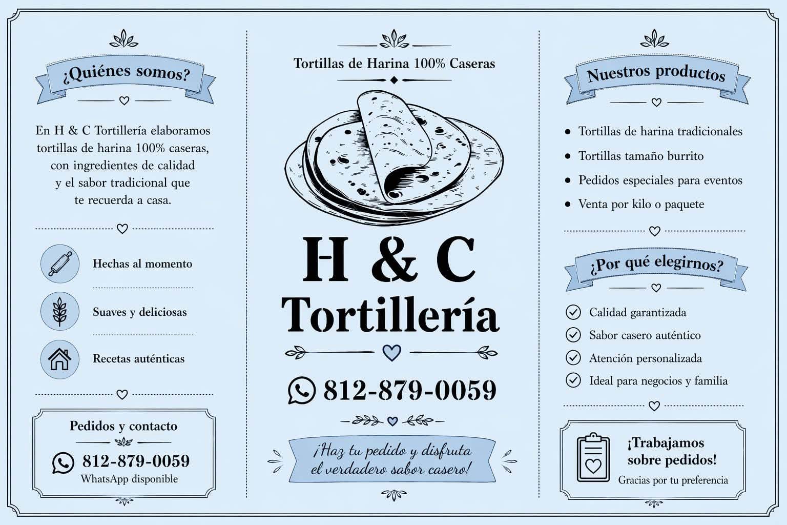 H & C Tortillería en Saltillo: tortillas de harina 100% caseras hechas al momento 7 H & C Tortillería en Saltillo: tortillas de harina 100% caseras hechas al momento 7
