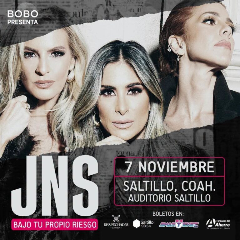 JNS en Saltillo: gira Bajo tu Propio Riesgo, 7 de noviembre