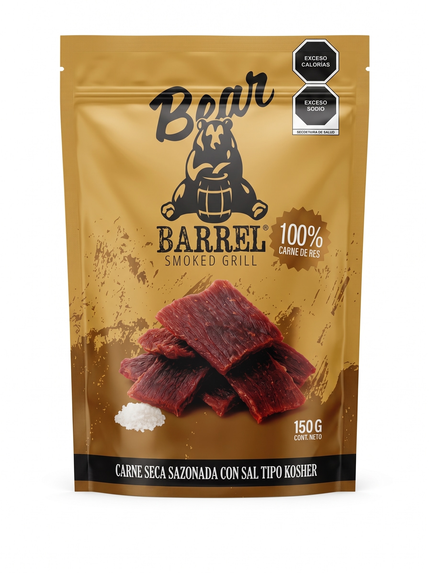 Carne seca con sal tipo Kosher 1 Carne seca botanera con sal tipo kosher