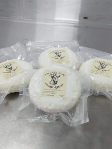 Quesos frescos de cabra pasteurizados.