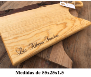 Tabla Artesanal de Madera