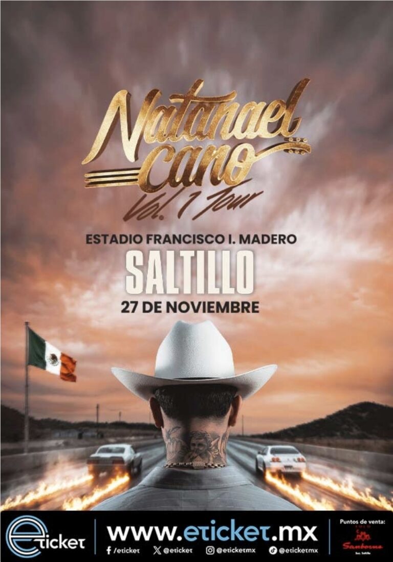Natanael Cano en Saltillo: Vol. 1 Tour, 27 de noviembre