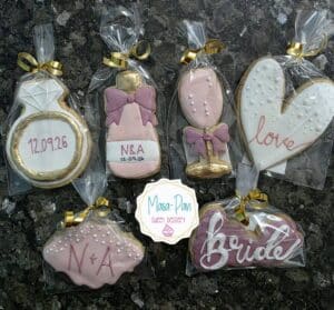 Galletas de mantequilla para despedida de soltera  💍💕🍷🍾