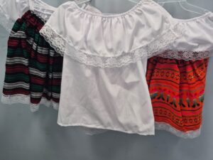 Conjunto Patrio - Blusa y Falda