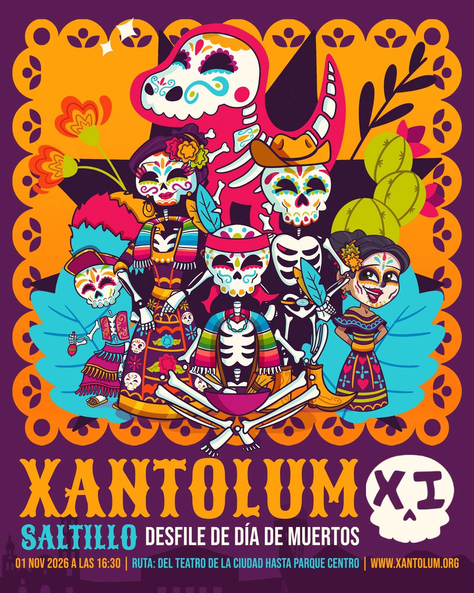 Xantolum XI: Desfile de Día de Muertos en Saltillo, 1 de noviembre 1 Xantolum XI: Desfile de Día de Muertos en Saltillo, 1 de noviembre