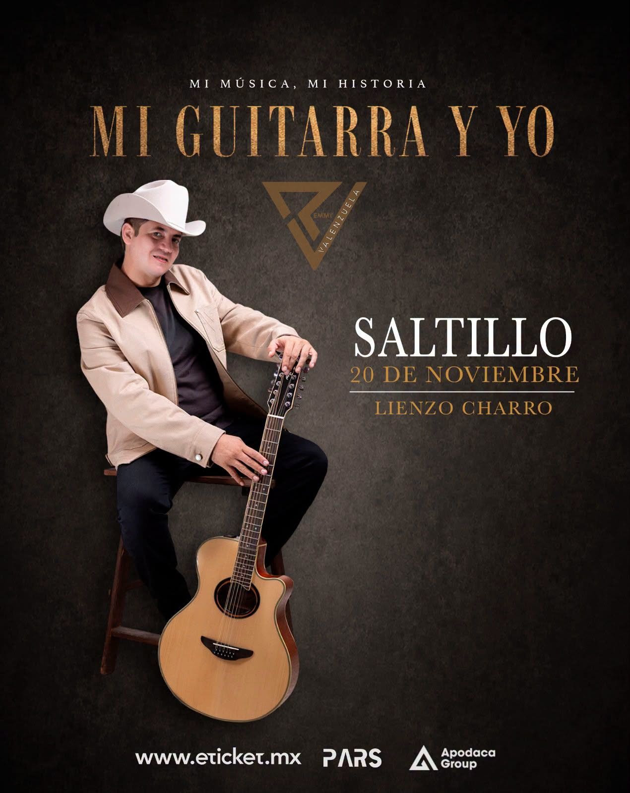 Remmy Valenzuela en Saltillo: Mi Guitarra y Yo, 20 de noviembre 1 Apodaca Group
